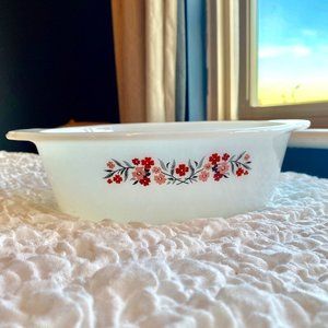 Vintage Fire King Primrose Oval Casserole Dish